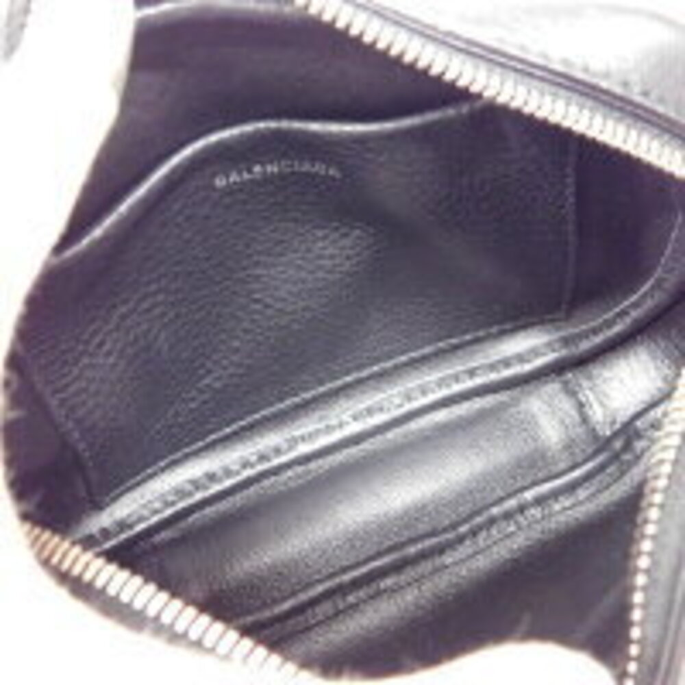 Balenciaga Shoulder Bag Calfskin Black Camera - Picture 5 of 7